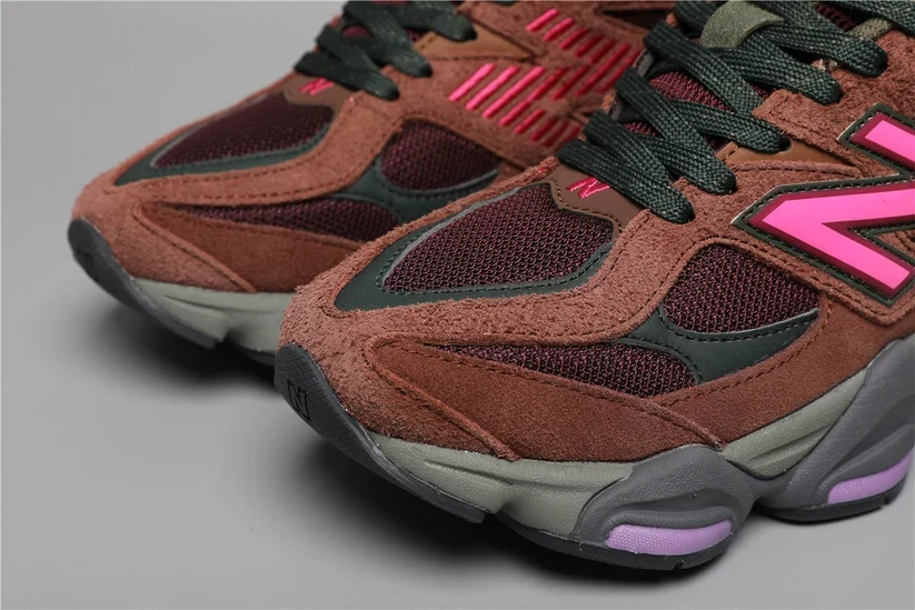 New Balance 9060 - Wine Red - Image 2