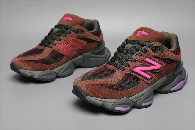 New Balance 9060 - Wine Red - Image 4