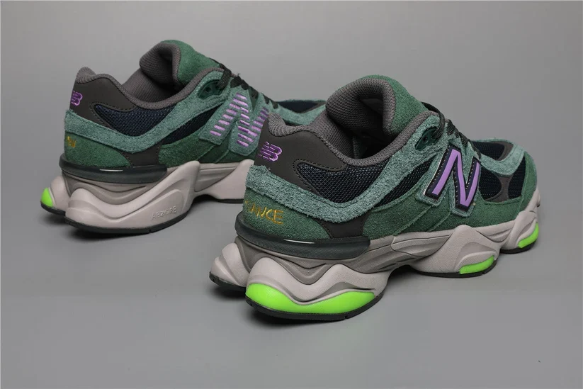 New Balance 9060 - Green / Blue - Image 5