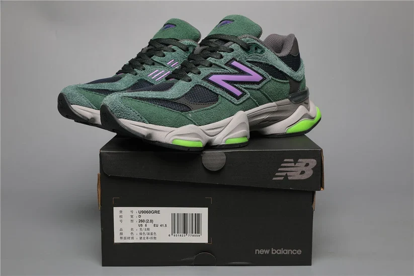 New Balance 9060 - Green / Blue - Image 6