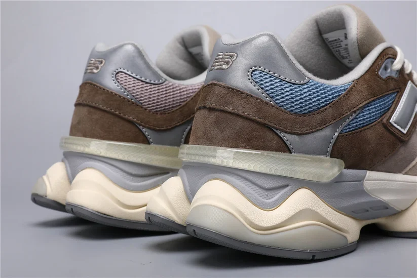 New Balance 9060 - Brown / Blue - Image 3