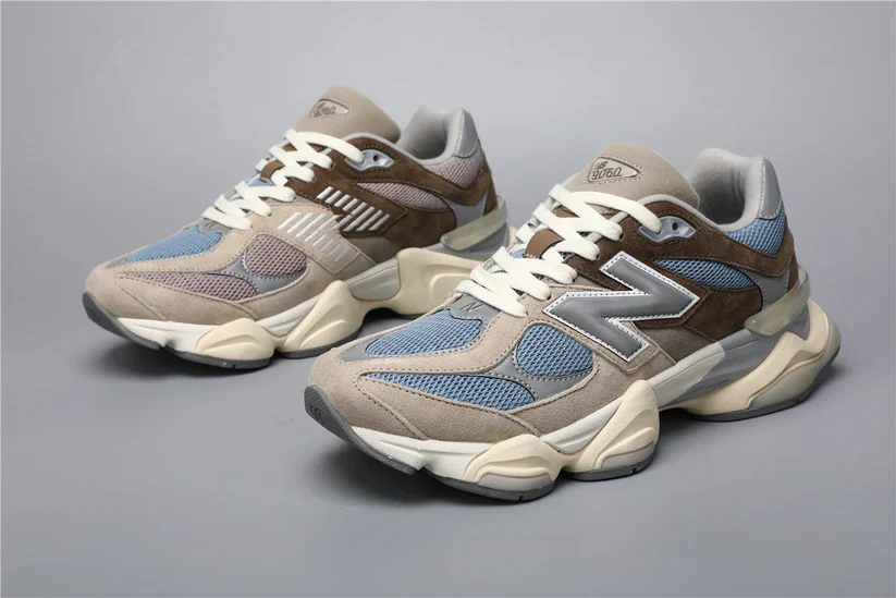 New Balance 9060 - Brown / Blue - Image 2