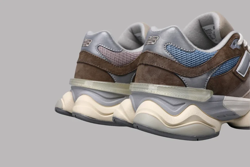 New Balance 9060 - Mushroom Aluminium Cyclone - Image 7