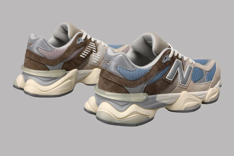 New Balance 9060 - Mushroom Aluminium Cyclone - Image 5