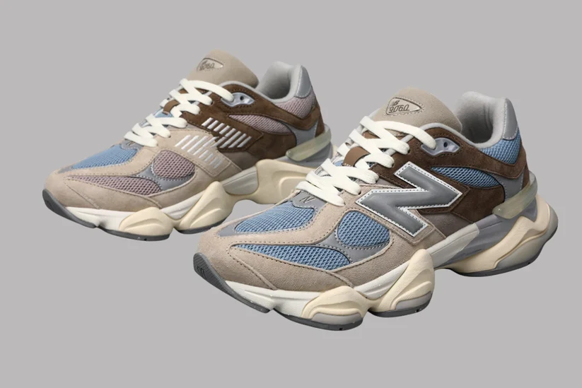 New Balance 9060 - Mushroom Aluminium Cyclone - Image 4