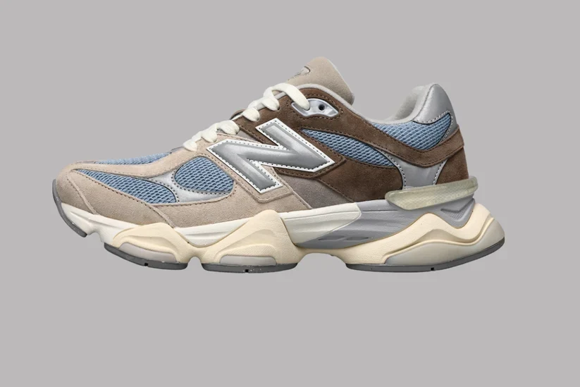 New Balance 9060 - Mushroom Aluminium Cyclone - Image 2