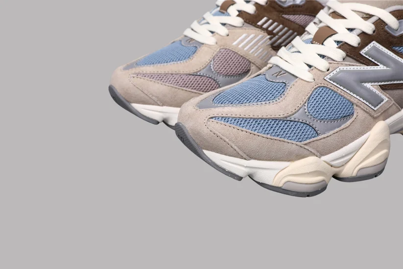 New Balance 9060 - Mushroom Aluminium Cyclone - Image 6