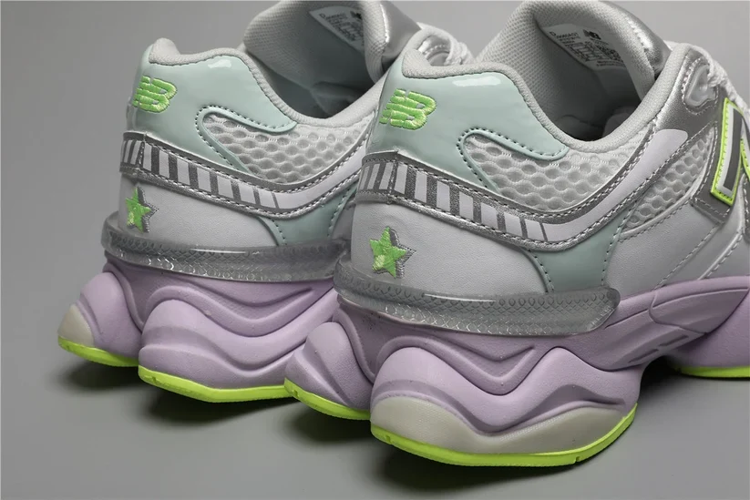 New Balance 9060 - White / Green AGT - Image 3
