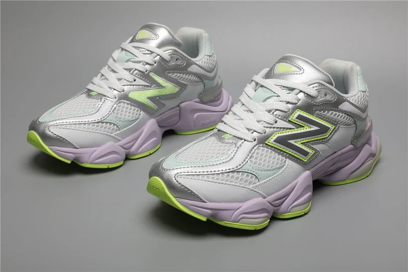 New Balance 9060 - White / Green AGT - Image 2