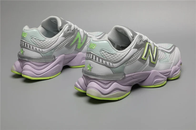 New Balance 9060 - White / Green AGT - Image 6