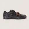 Miu Miu x New Balance 530 SL Runner in black leather