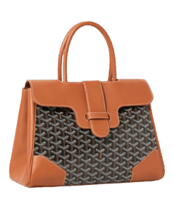Goyard Saigon Tote Bag Black & Tan
